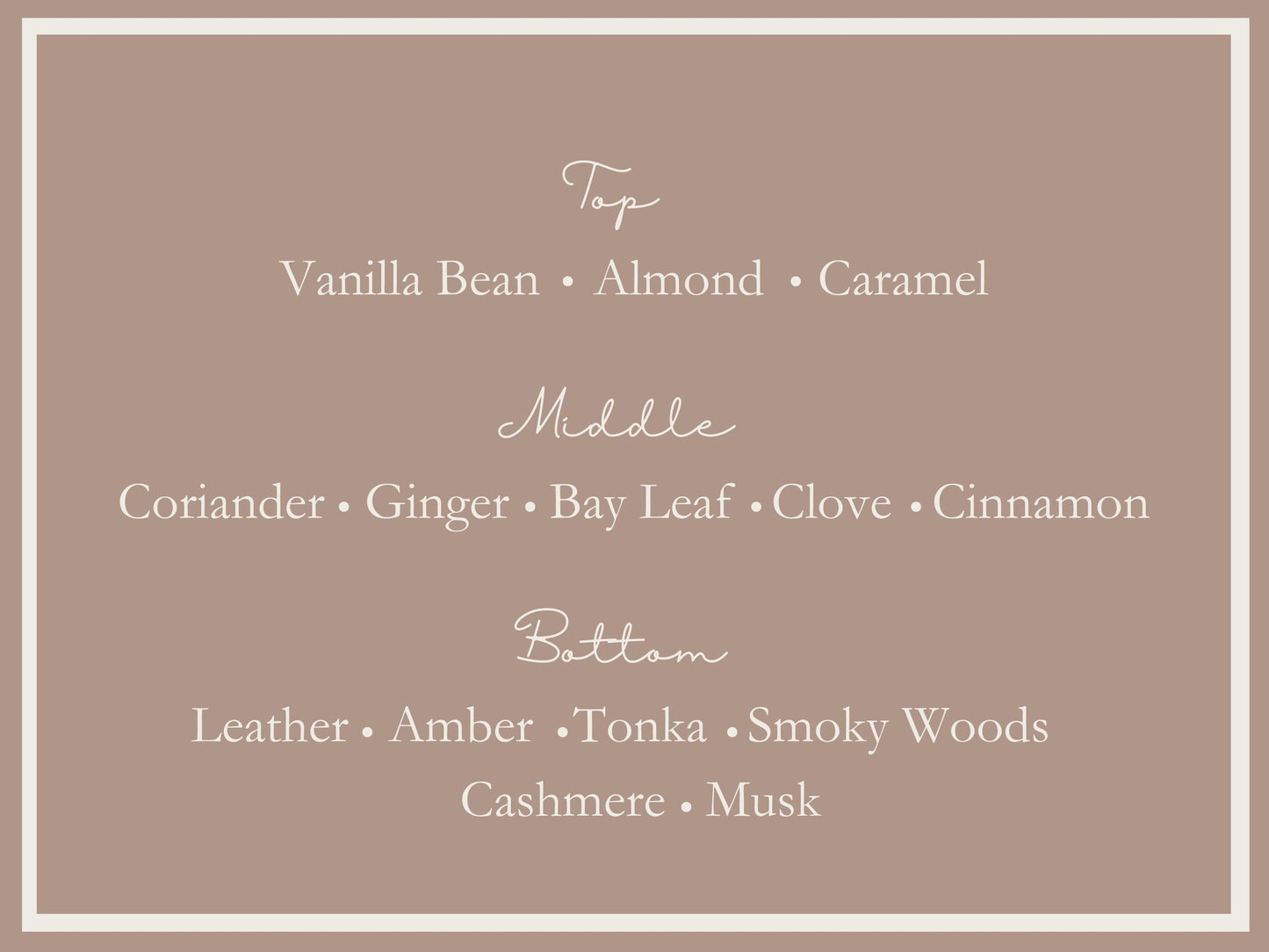 Fragrance Notes Autumn Flannel