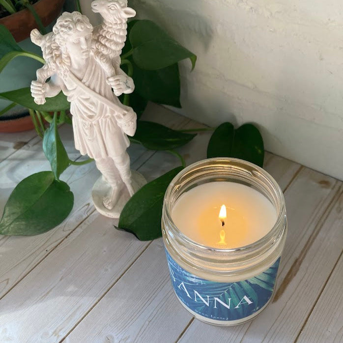 Hosanna Lit Candle