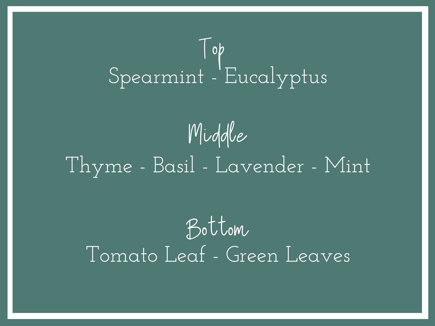 In The Garden Notes