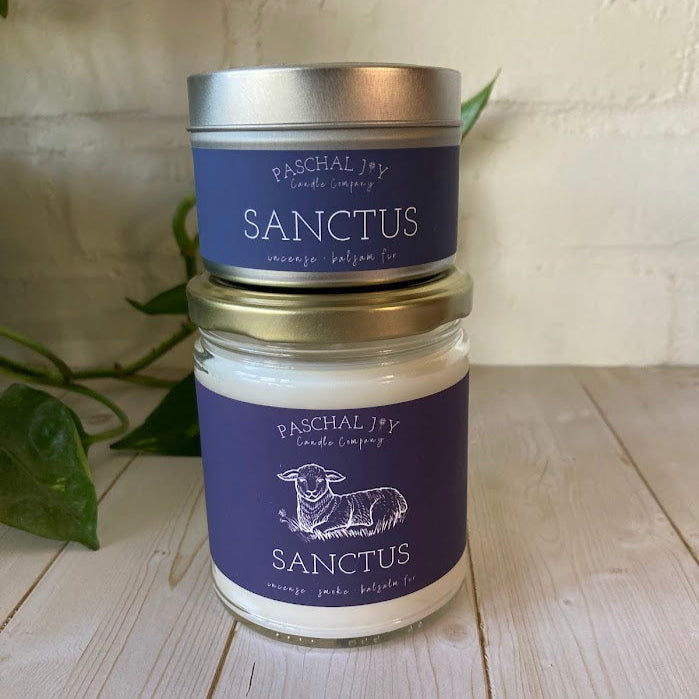 Sanctus Candles Stacked
