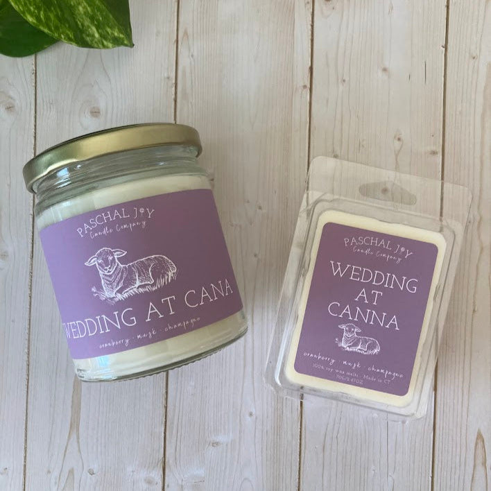 Wedding Cana Candle and Wax Melts
