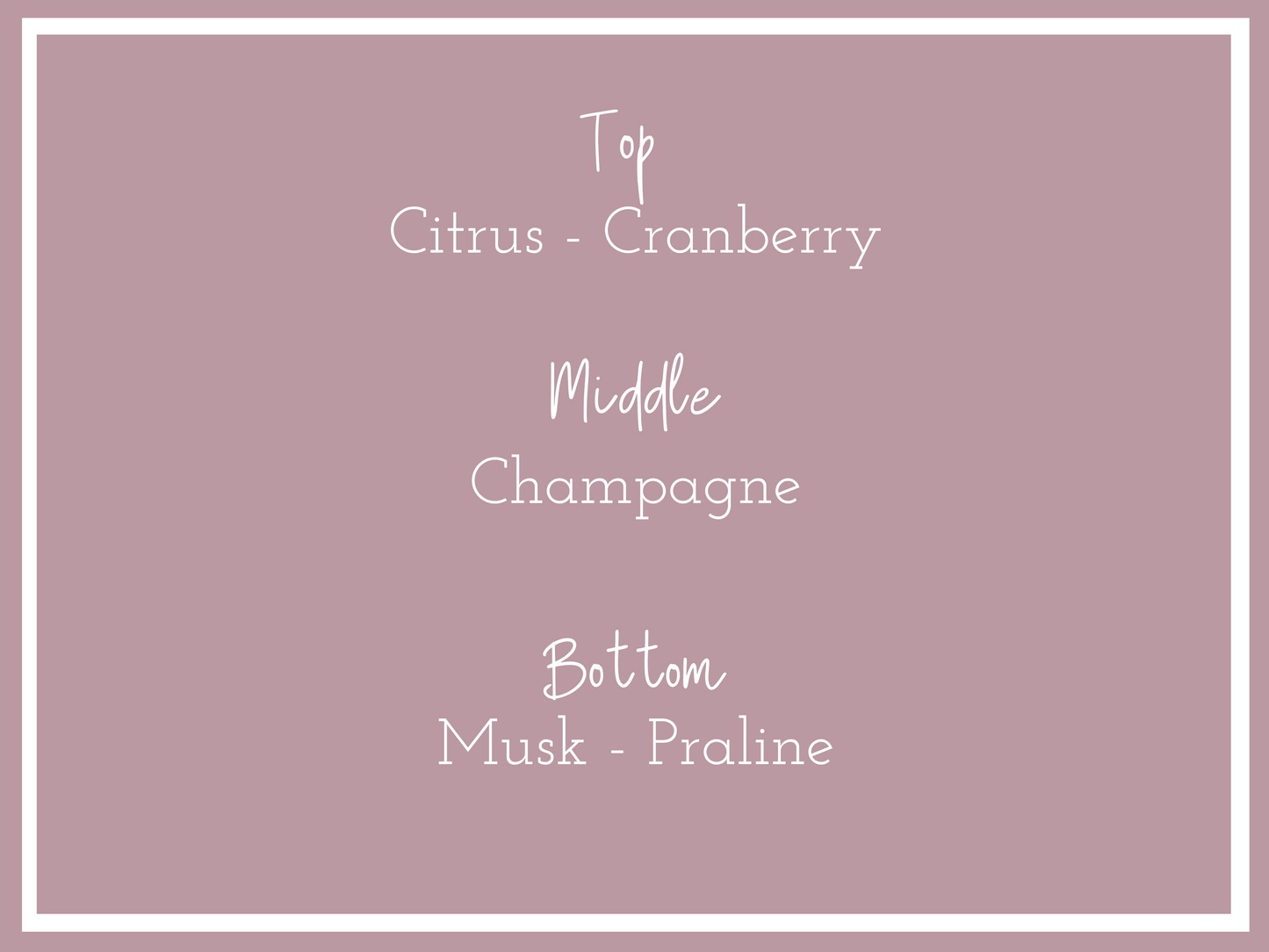 Wedding at Cana Fragrance Notes