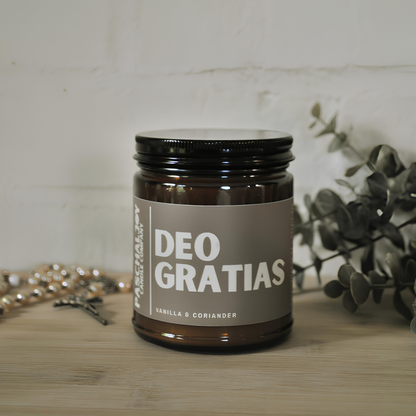 Deo Gratias Jar Candle