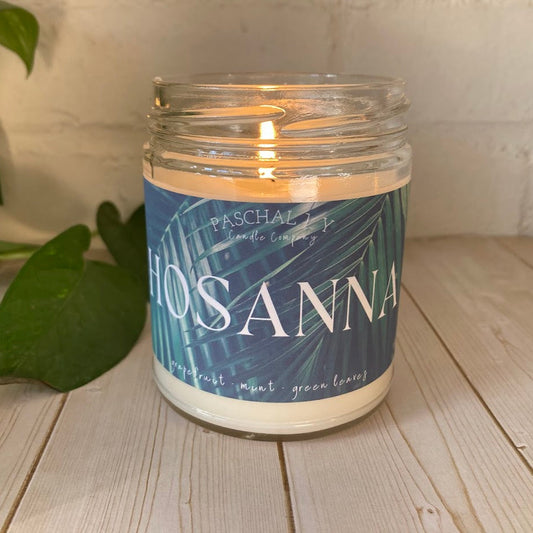 Hosanna Palm Sunday  Candle