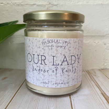 Our Lady Undoer of Knots Candle