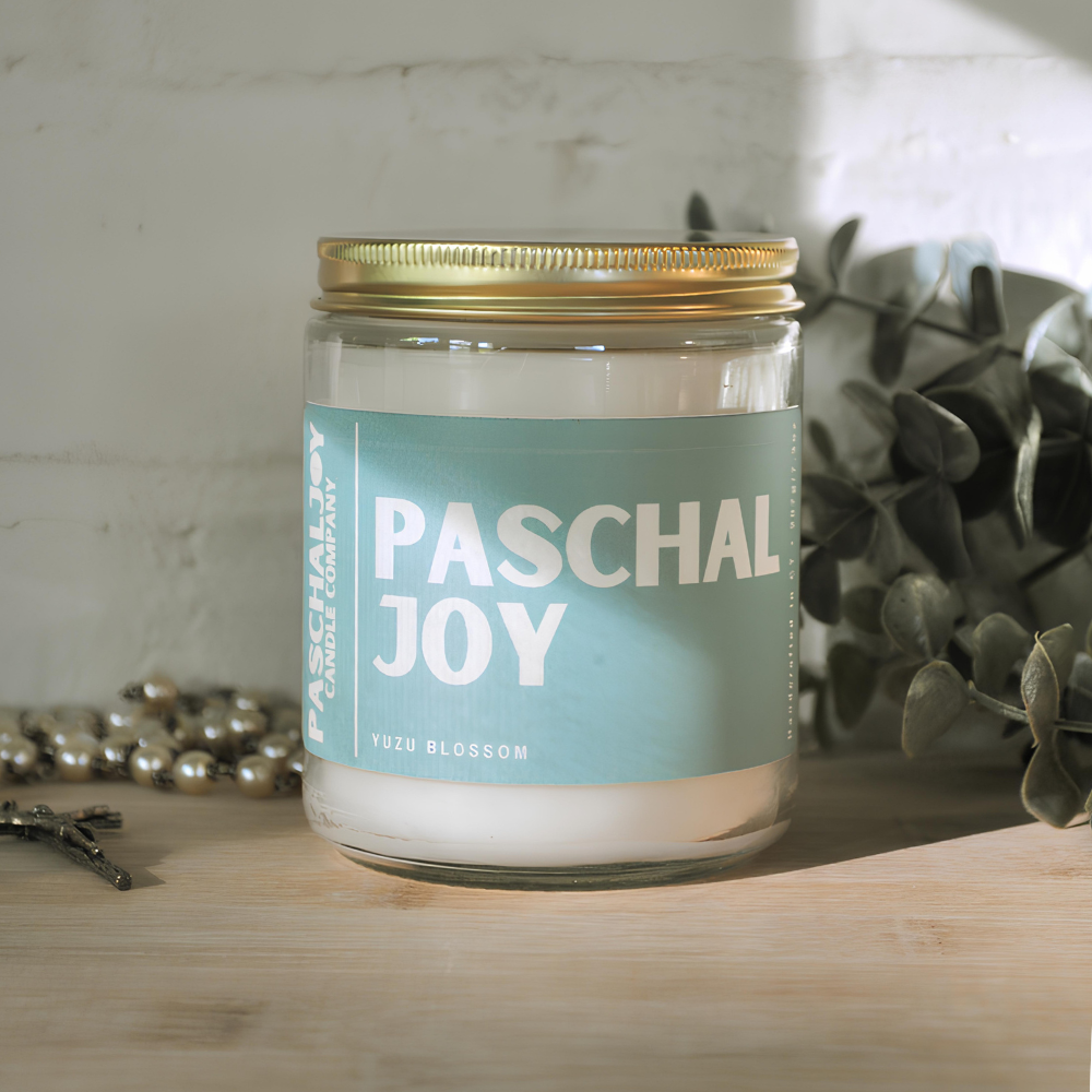 Paschal Joy Jar Candle