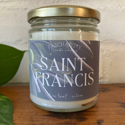 Saint Francis of Assisi Candle