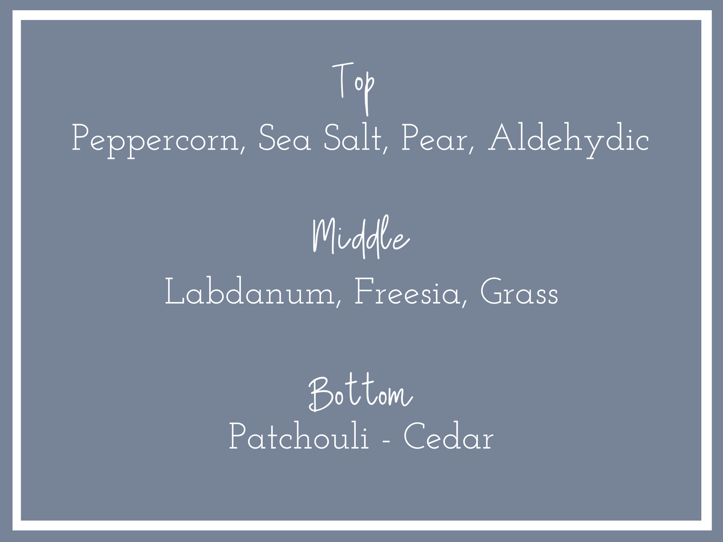 Saint Peter Candle Fragrance Notes