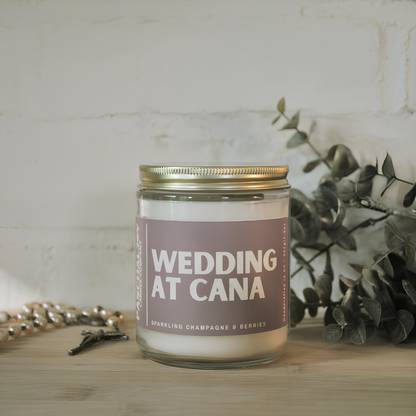 Wedding at Cana Jar Candle