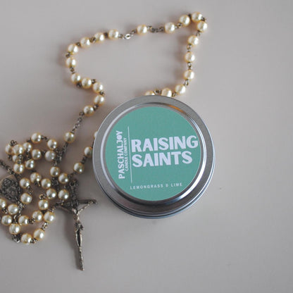 Raising Saints Tin