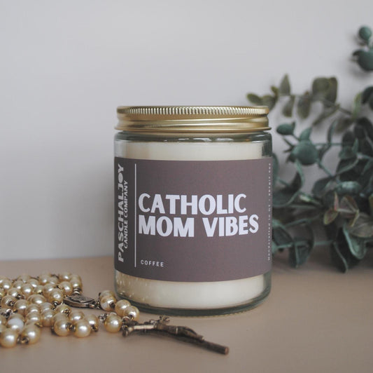 Catholic Mom Vibes Jar Candle