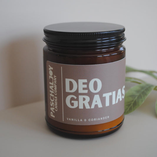 Deo Gratias Jar Candle