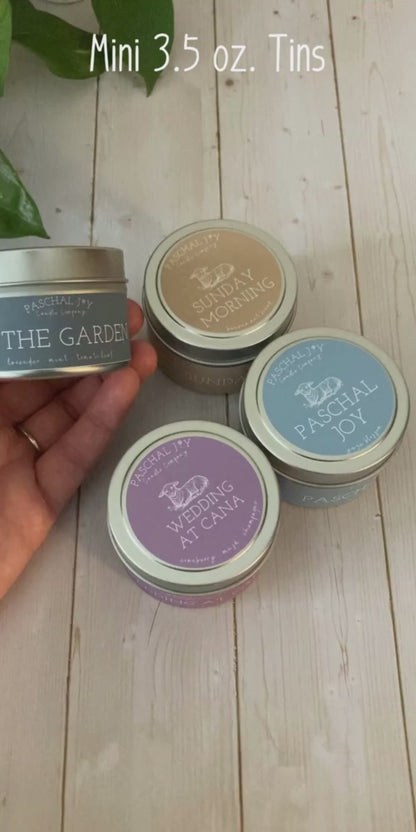 Deo Gratias Mini Candle